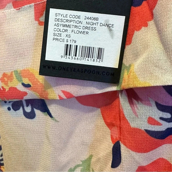 One Teaspoon NWT Night Dance Asymmetric Babydoll Dress Oversized - Picture 7 of 7